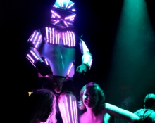 Roboter Led show